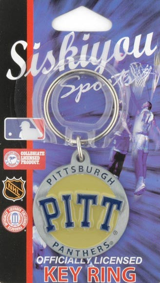 Key Ring Pewter University of Pittsburgh