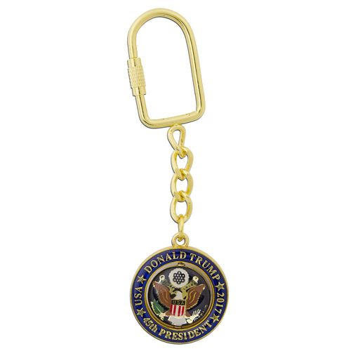 Key Ring - Rotating - Donald Trump 45th President