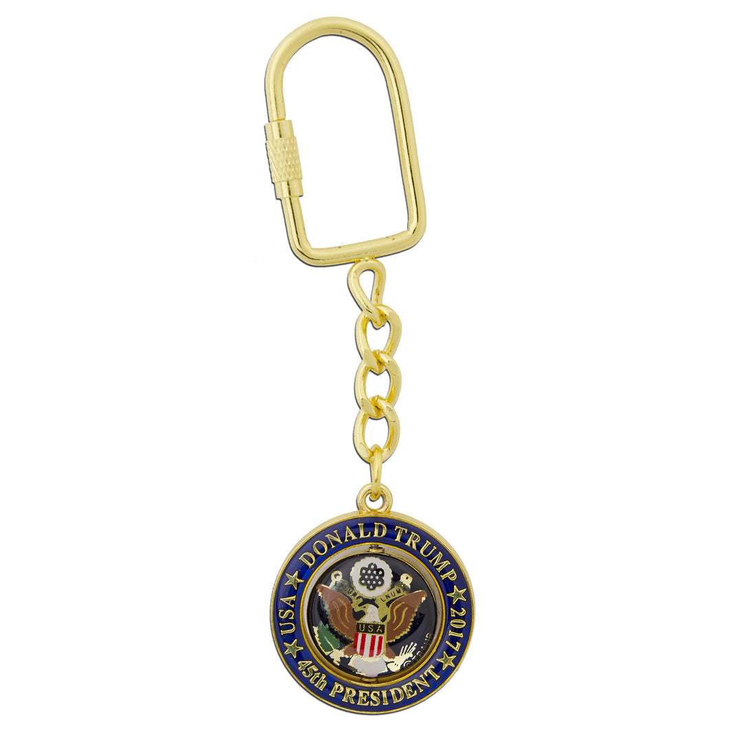Key Ring - Rotating - Donald Trump 45th President