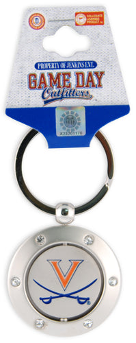 Key Ring Rhinestones University of Virginia