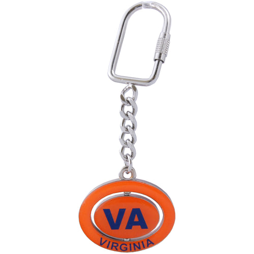 Key Ring Rotator Oval VA Virginia