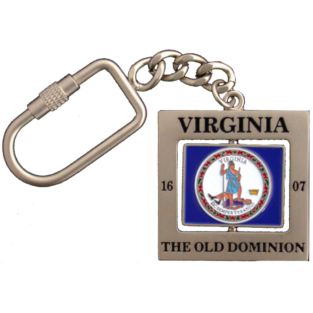 Key Ring Rotator Virginia Flag