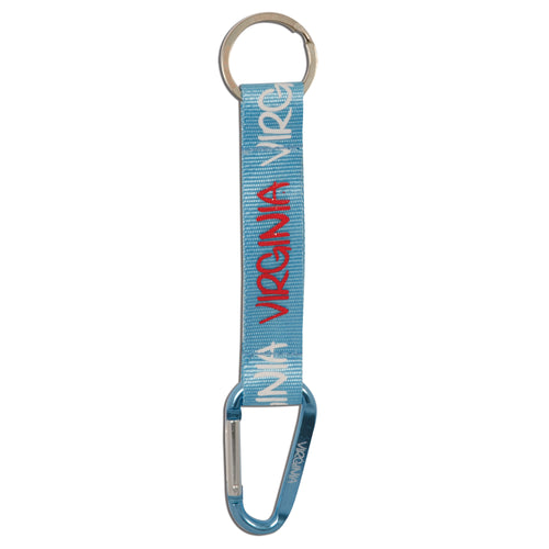 Key Ring Clip Virginia All Around AquaWhiteRed