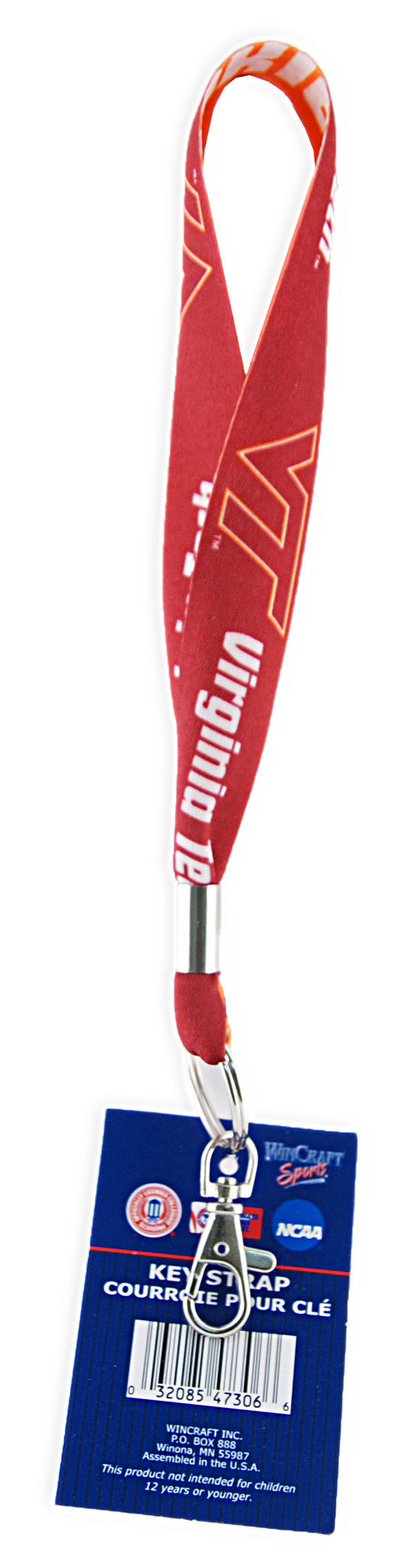 Keystrap with Clip Virginia Tech