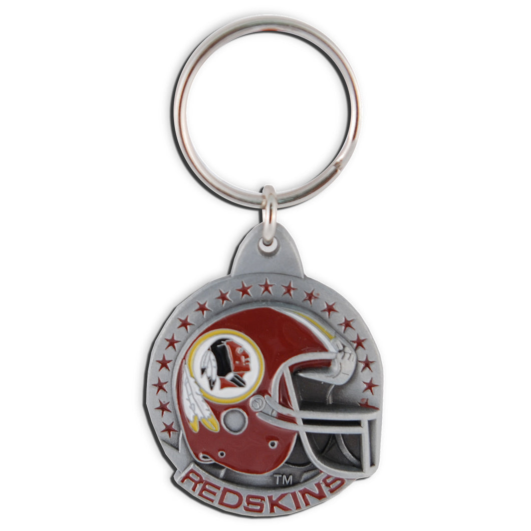 KRWR03 Key Ring / Pewter - Washington Redskins