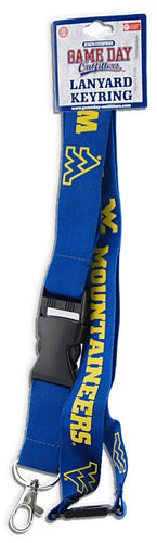 Key Ring Lanyard West Virginia University