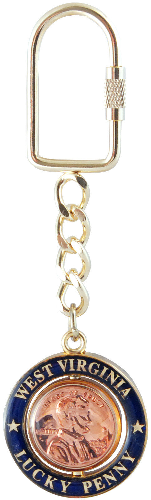 Key Ring Rotator Penny West Virginia