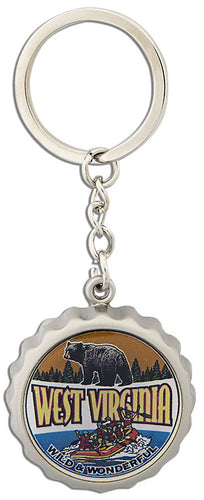 Key Ring Bottle Cap Opener West Virginia