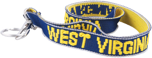 Keyring Lanyard West Virginia Blue