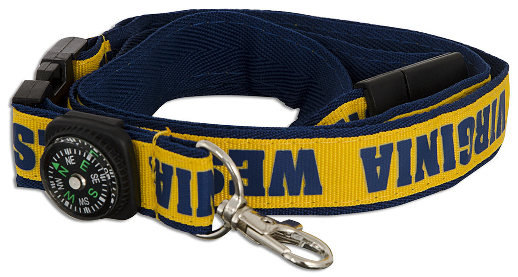 Key Ring Lanyard with Compass West Virginia