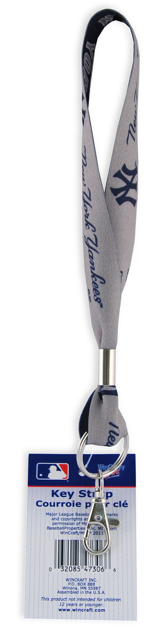 Keystrap with Clip Yankees