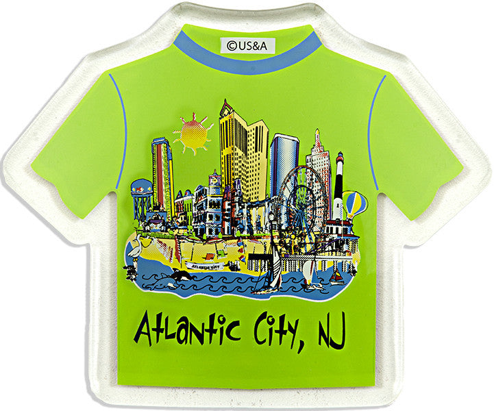 Magnet Lucite T-Shirt Atlantic City