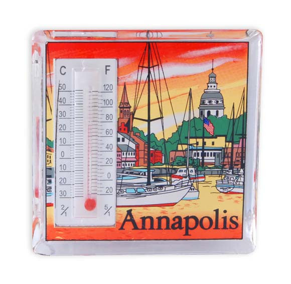 Thermometer Magnet Lucite Annapolis