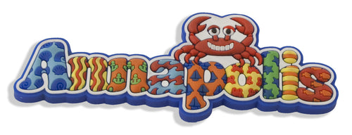 Magnet Raised Word Annapolis