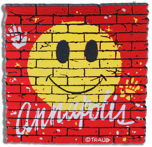 Rubber Magnet Large Annapolis Smile