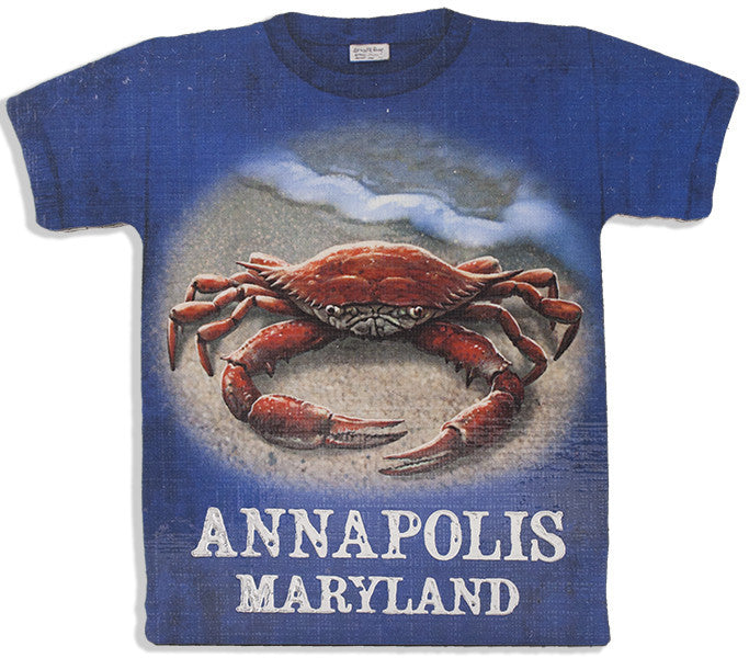 Magnet Wood T-Shirt Annapolis Red Crab