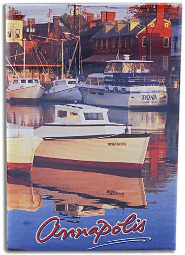 Magnet Photo Annapolis Boat Reflection