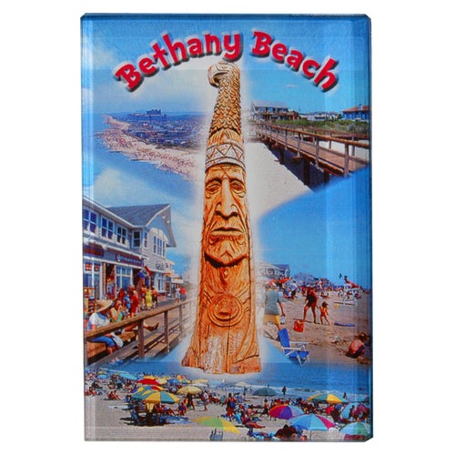 Magnet Thick Lucite Bethany Totem Pole