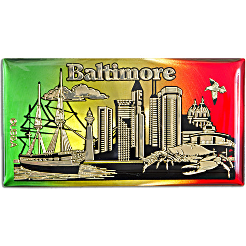 Magnet Rainbow Foil Baltimore