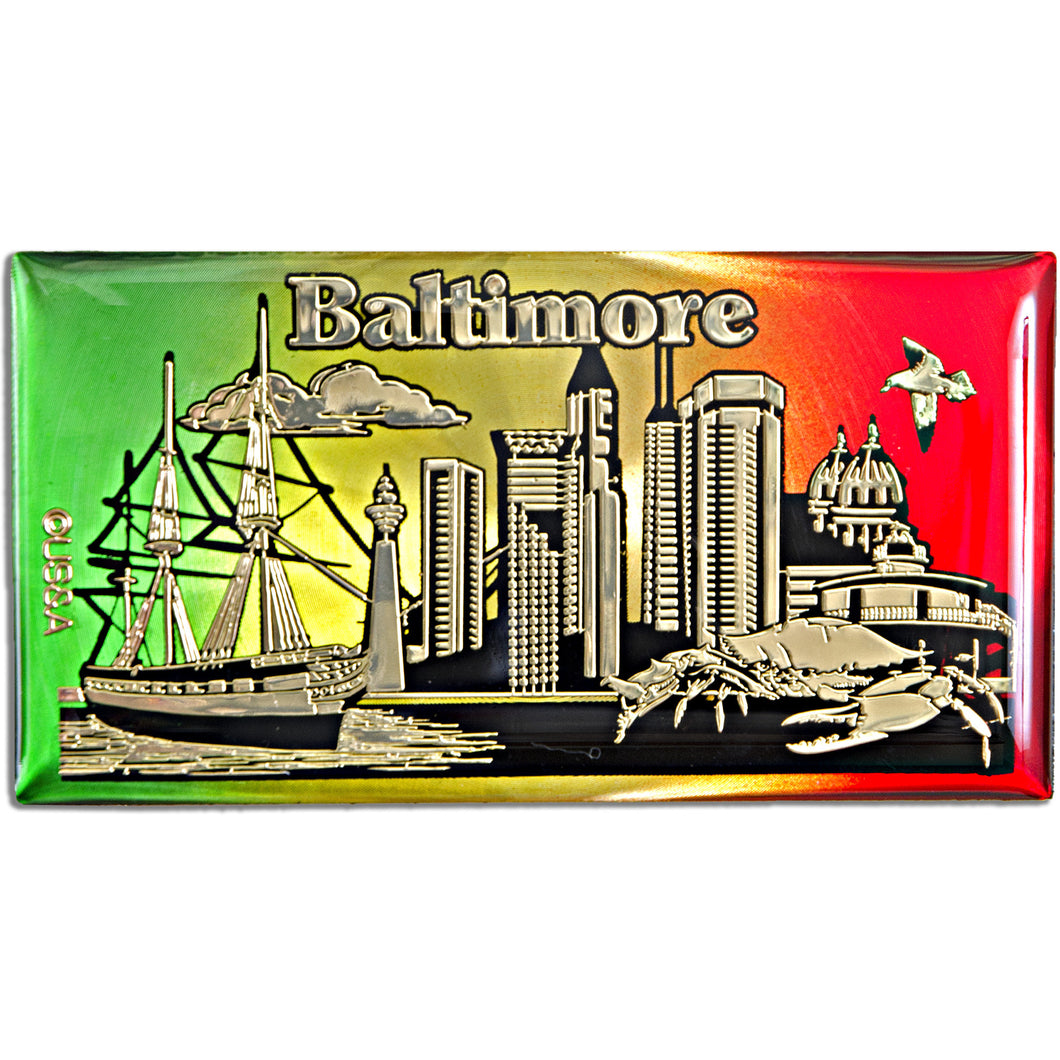 Magnet Rainbow Foil Baltimore