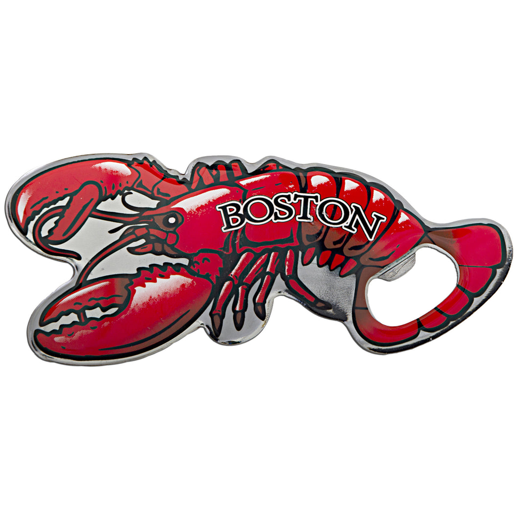 Bottle Opener Magnet Lobster with Boston