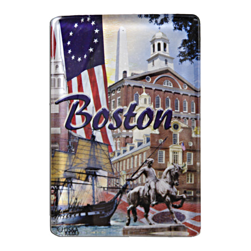 Magnet Thick Lucite Boston Photos