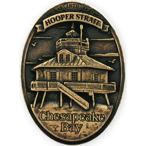 Magnet Antique Silver Brass Mix Hooper Strait Light