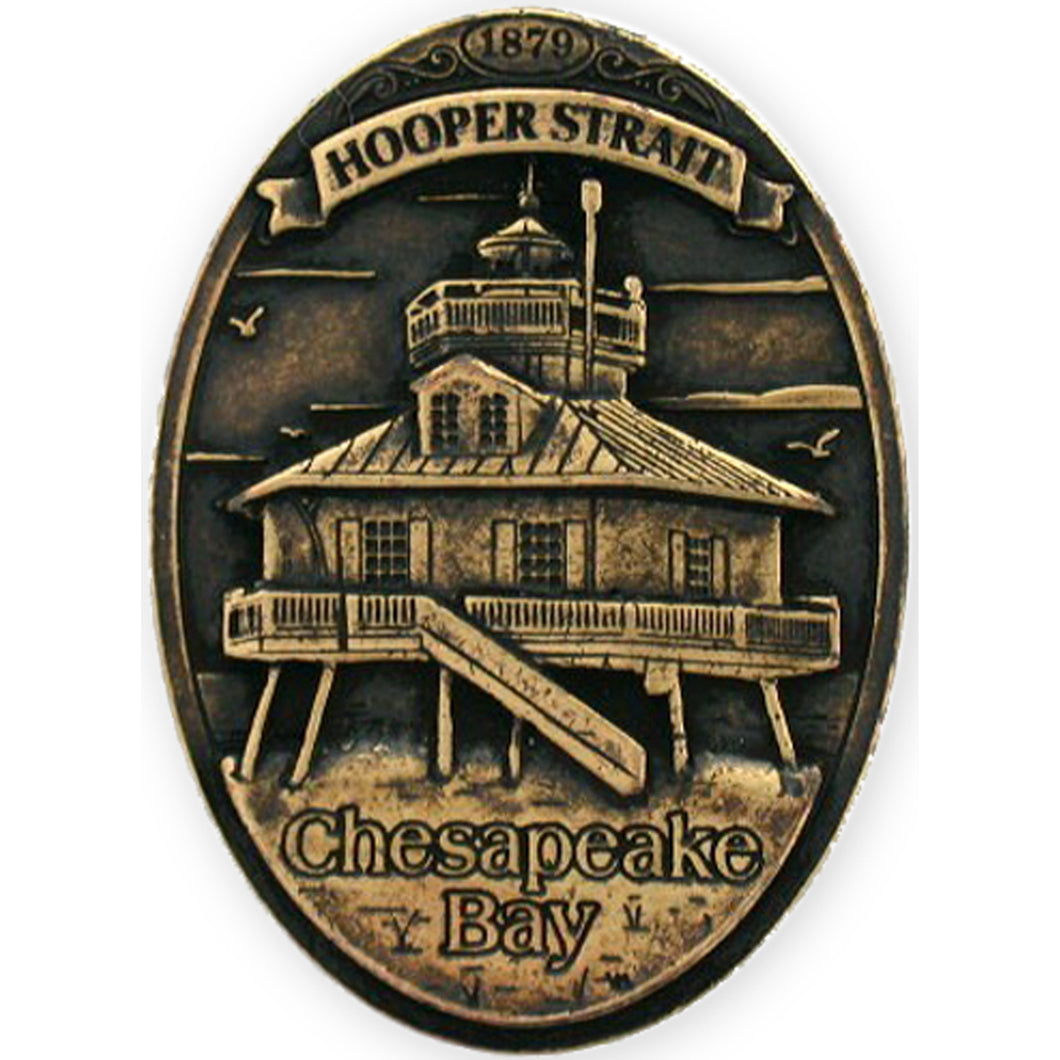 Magnet Antique Silver Brass Mix Hooper Strait Light