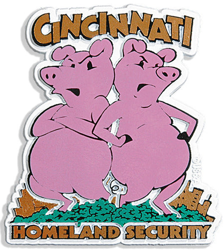 Rubber Magnet Large Cincinnati Homeland Security