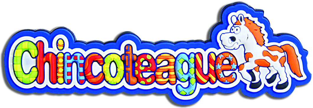 Magnet Raised Word Chincoteague Island