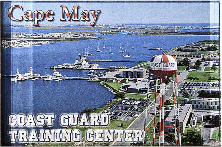 Magnet Thick Lucite Cape May Coast Guard