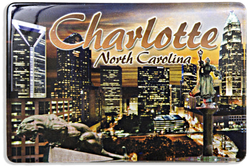 Magnet Thick Lucite Charlotte Photos