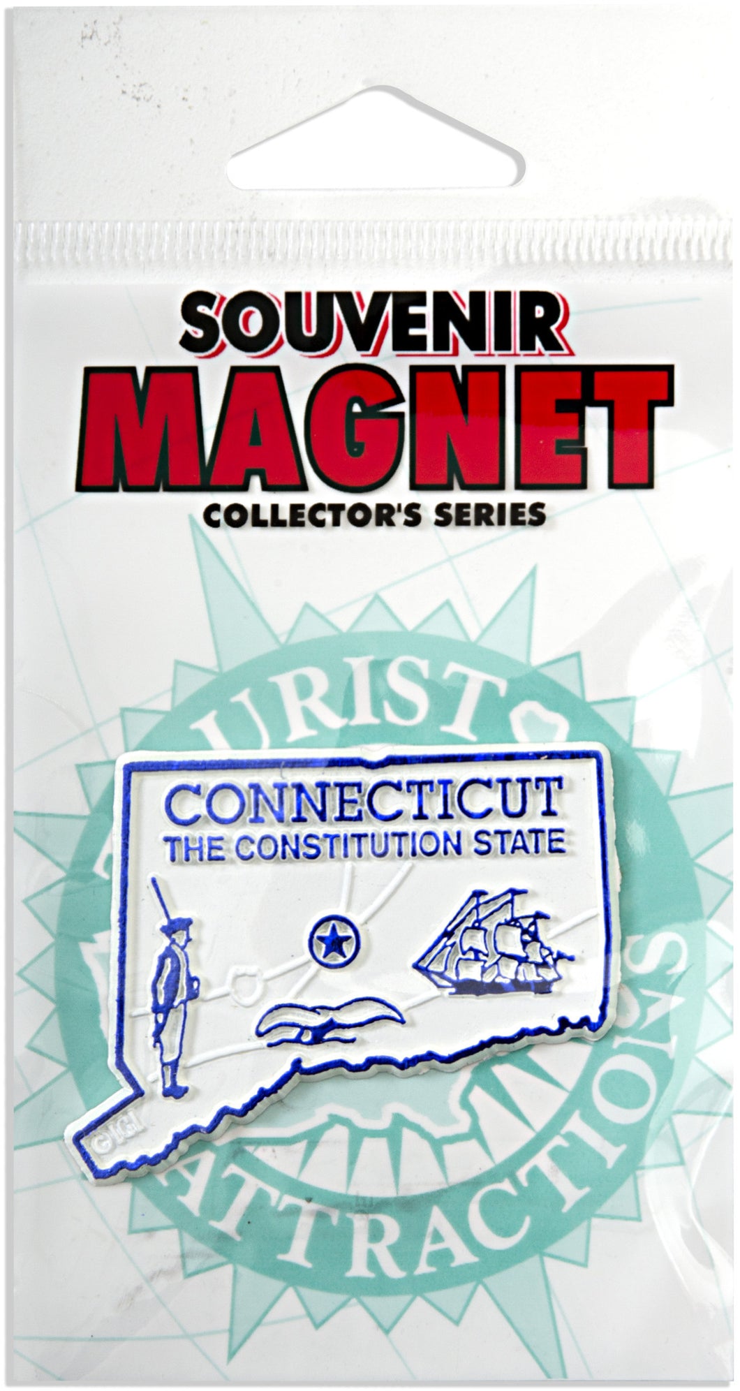 Magnet Small Rubber Polybag Connecticut