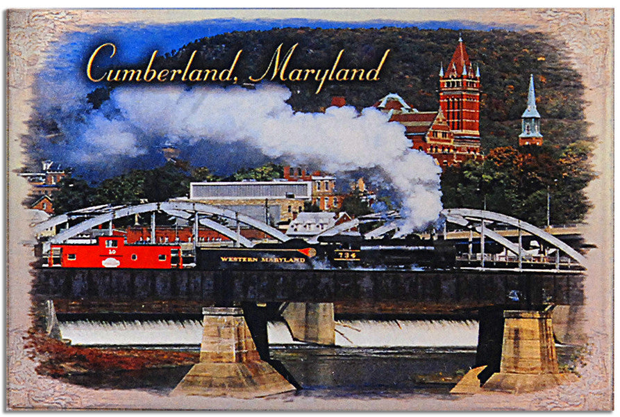 Magnet Thick Lucite Cumberland Train