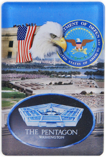 Magnet Thick Lucite The Pentagon