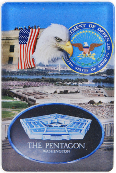Magnet Thick Lucite The Pentagon