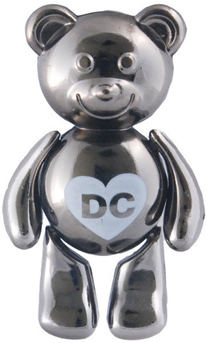 Magnet Moving Bear Silver I Heart DC
