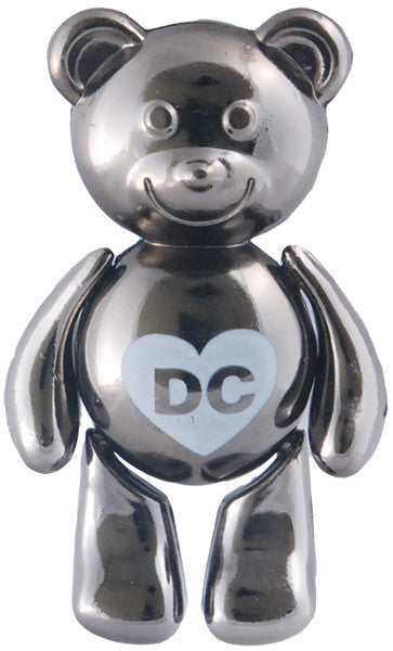 Magnet Moving Bear Silver I Heart DC