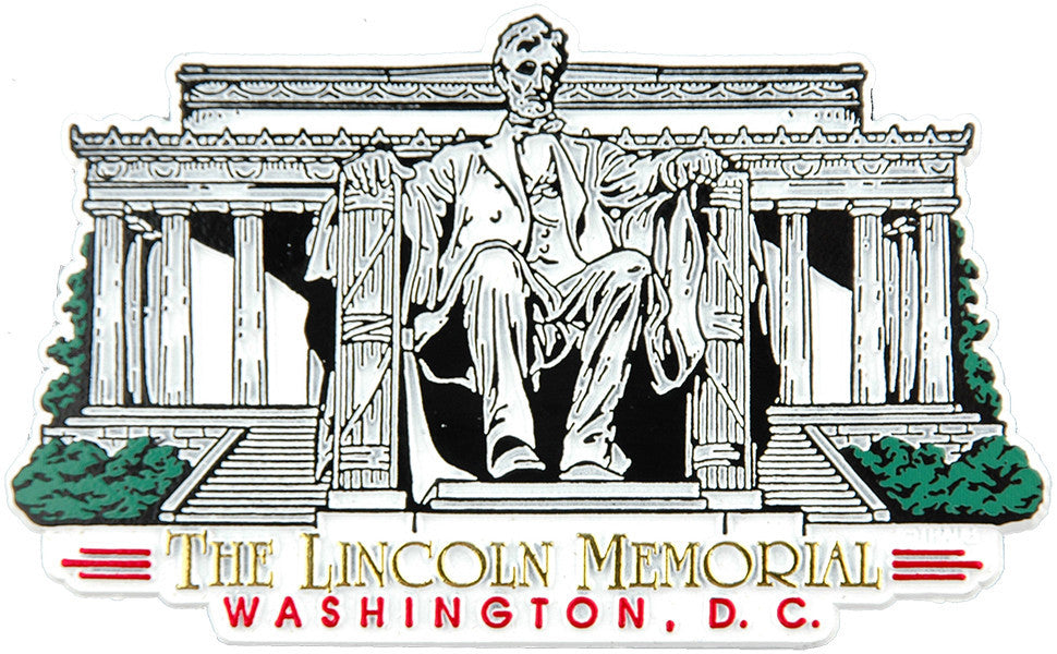 Rubber Magnet Large Washington DC Lincoln