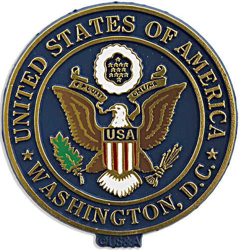 Rubber Magnet Large Washington DC USA Seal