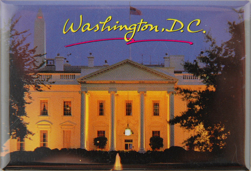 Magnet Photo DC White House Night WDC057