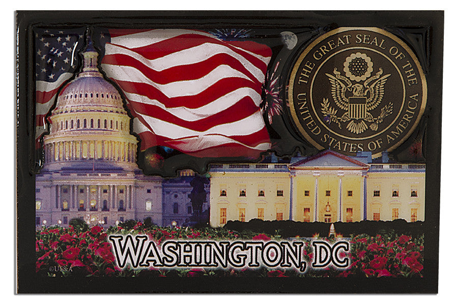 Magnet Dual Level Epoxy  DC at Night with Great Seal