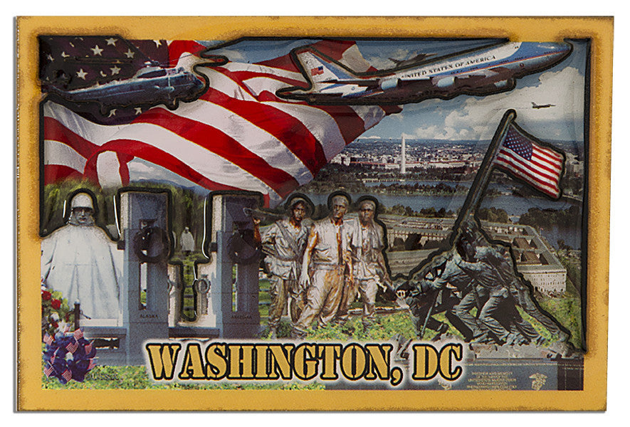 Magnet Dual Level Epoxy  DC Military Memorials