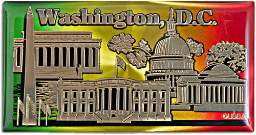 Magnet Rainbow Foil Washington DC