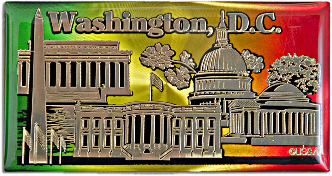 Magnet Rainbow Foil Washington DC