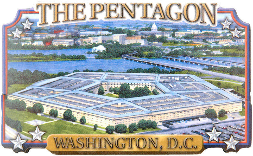 Magnet Wood Montage The Pentagon Aerial