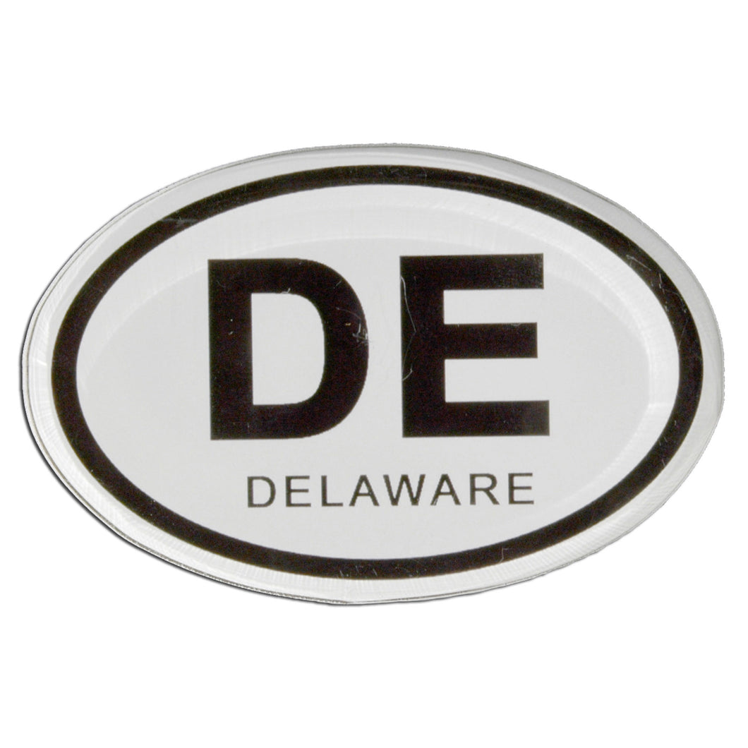 Magnet Thick Lucite Delaware Euro Oval