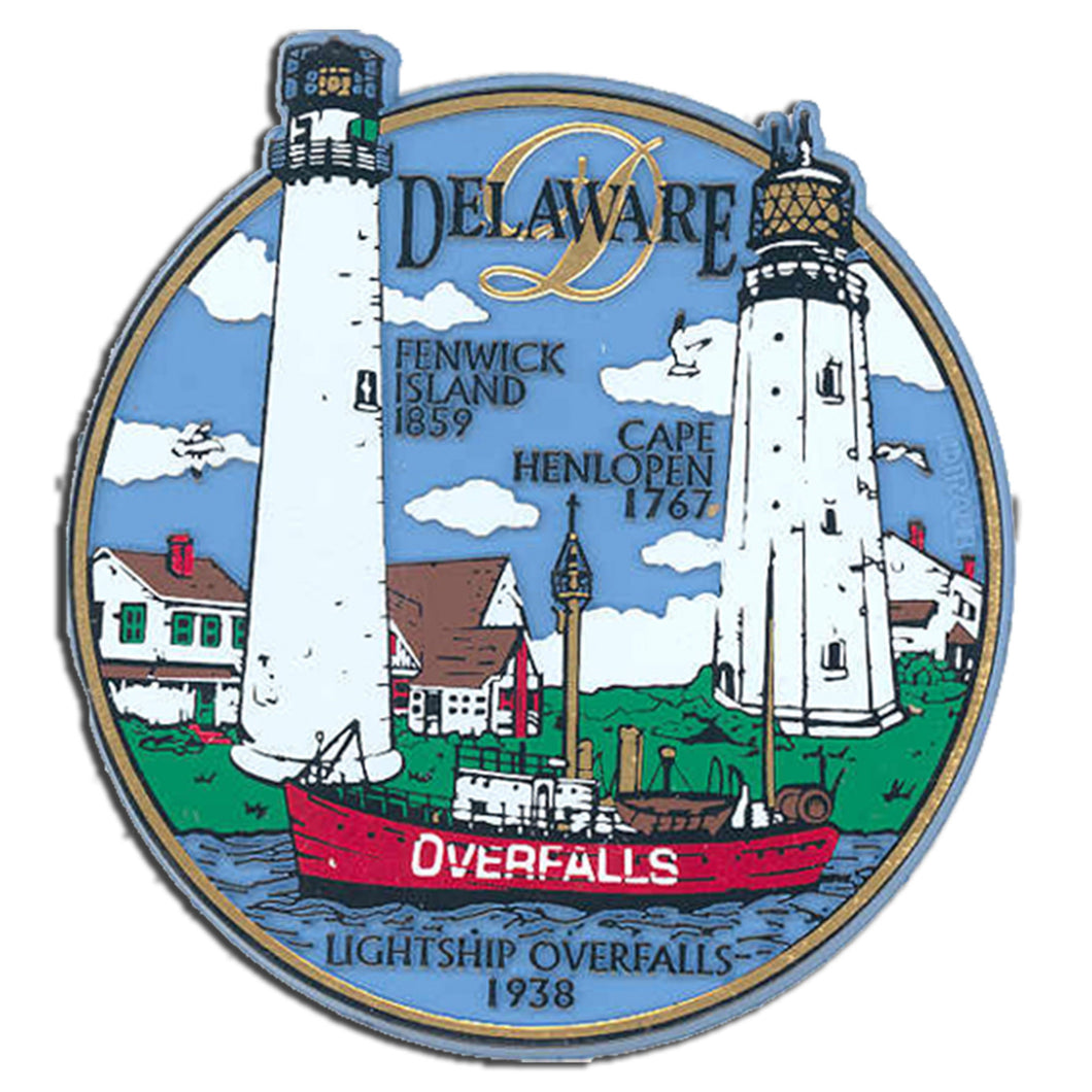 Magnet Jumbo Delaware Lighthouses