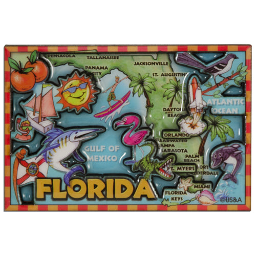 Magnet - Dual Level Epoxy - Florida