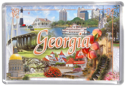 Magnet Lucite Georgia Montage